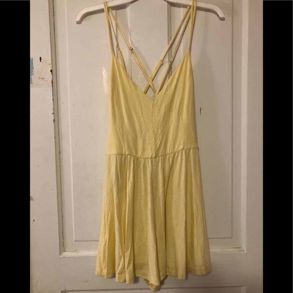 Yellow romper